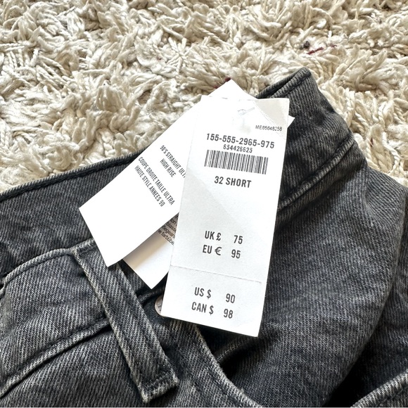 Abercrombie & Fitch 90’s Straight Curve Love Jeans NWT - Picture 8 of 11